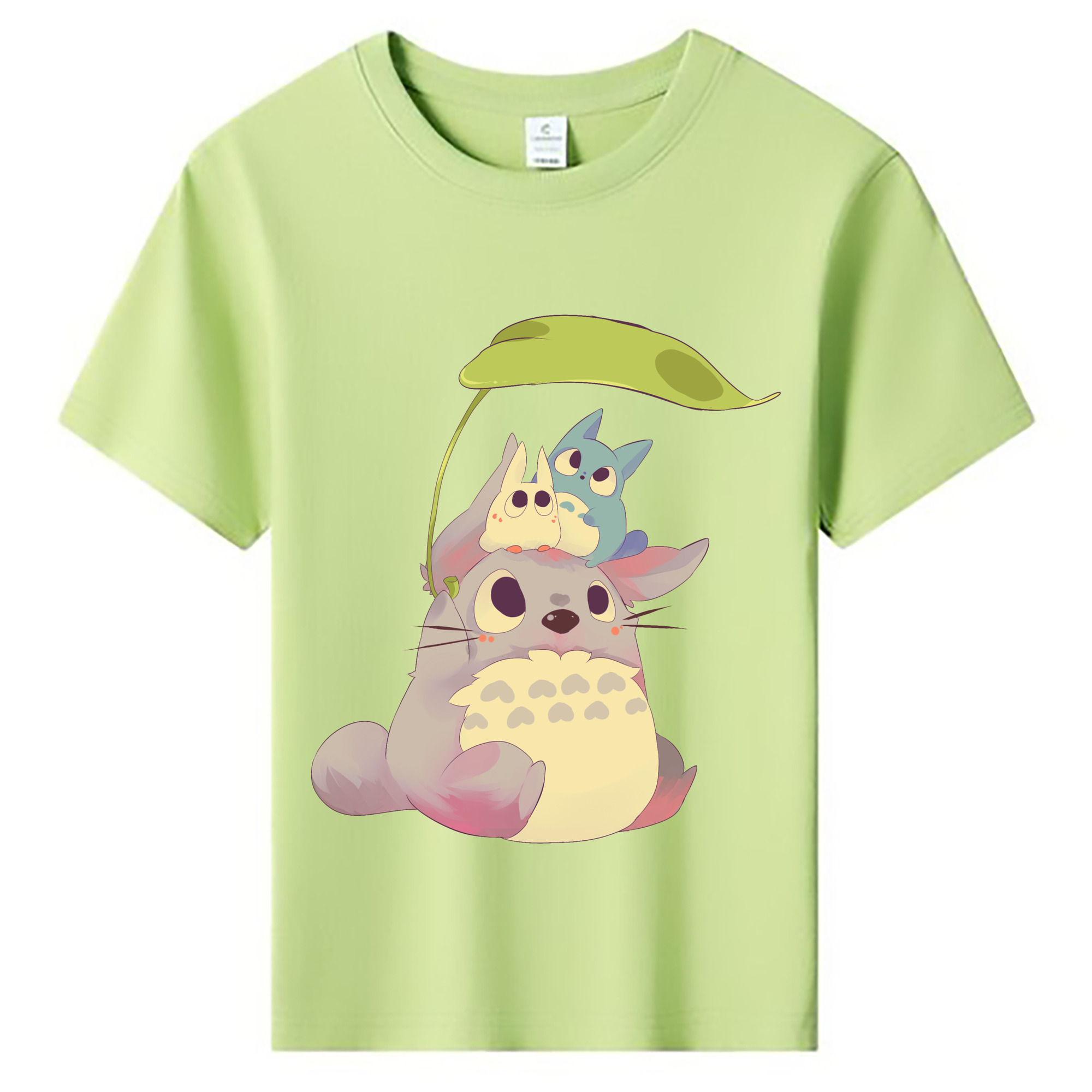 （画像用） となりのトトロ 草壁メイ 草壁サツキ My Neighbor Totoro Satsuki Kusakabe Mei Kusakabe 綿100％キッズTシャツ（フロントプリント）